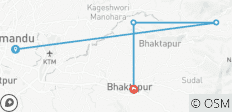  Sankhu Nagarkot 2 jours de trek<br /> - 4 destinations 