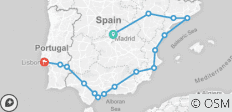  Spanish Ring with Lisbon - 16 destinations 