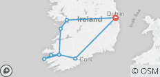  Voorproefje Ierland (rondreis A) - 7 dagen/6 nachten - 9 bestemmingen 