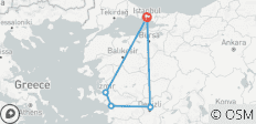  2 Days - Ephesus &amp; Pamukkale from, to Istanbul - 5 destinations 