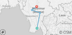  Myanmar für Erstbesucher - 9 Tage - 4 Destinationen 