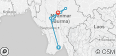  Myanmar für Erstbesucher - 11 Tage - 11 Destinationen 