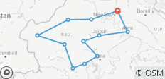  Couleurs du Rajasthan et nuances du Rajputana - 12 destinations 