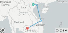  09 jours - Vietnam et Cambodge - Circuit de luxe - 6 destinations 