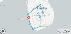  Sri Lanka Entdeckungsreise 6 Tage Privatreise - 10 Destinationen 