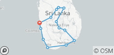  Circuit semi- luxueux au Sri Lanka - 14 destinations 