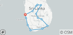  Circuit semi- luxueux au Sri Lanka - 14 destinations 