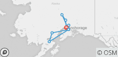  Alaska Braunbär Safari &amp; Denali Erlebnisreise - 7 Tage - 9 Destinationen 
