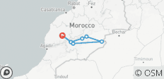  Marrakesch bis Merzouga Wüsenrundreise - 7 Destinationen 