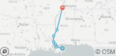  Heart of the Delta New Orleans, Louisiana to Memphis, Tennessee - 7 destinations 