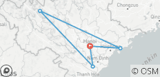  Kleuren van het Noorden Vietnam 8 daagse rondreis - 5 bestemmingen 