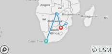  Sterne über Südafrika 2022 - 6 Destinationen 