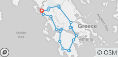  Herrliche Tour in Griechenland: UNESCO-Standorte und andere Top-Destinationen auf einer 13-tägigen Tour ab Igoumenitsa - 21 Destinationen 