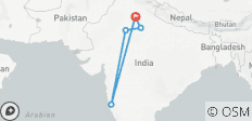  Golden Triangle, Tiger with Goa Tour - 5 destinations 