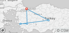  Das Beste aus der Türkei - 6 Destinationen 