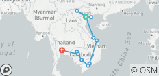  Grand Indochina - Discover Vietnam, Cambodia and Thailand in 21 days - 14 destinations 