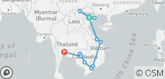  Gran Indochina - descubre Vietnam - Camboya - Tailandia en 21 días - 14 destinos 