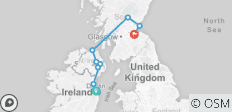  Irish &amp; Scottish Sampler - 9 Days/8 Nights - 9 destinations 