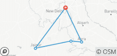  Viaje de 5 días al triángulo de oro con observación de aves - Delhi Agra Jaipur Bharatpur - 5 destinos 