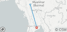  Myanmar auf einen Blick Privatreise - 5 Tage - 3 Destinationen 