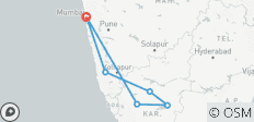  Au-delà des plages : Circuit culturel de Mumbai à Goa en passant par Hampi et Badami - 6 destinations 