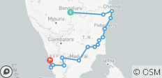  Circuit culturel de Bangalore à Cochin - 16 destinations 