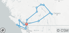  Circuit Premium de l\'Ouest canadien et de l\'île de Vancouver - 17 destinations 