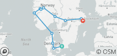  Auszeit Skandinavien (10 Tage) - 12 Destinationen 