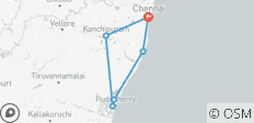 Chennai to Kanchipuram, Gingee Fort, Pondicherry & Mahabalipuram