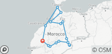  Helemaal Marokko rondreis vanuit Marrakech - 16 bestemmingen 