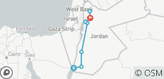  Het beste van Jordanië 4 dagen 3 nachten van Aqaba naar Amman (AQ-JHT-010) - 8 bestemmingen 