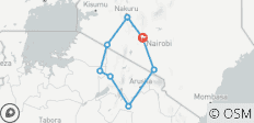  13 jours de safari de migration annuelle en Afrique de l\'Est - Camps et lodges de catégorie moyenne - 8 destinations 