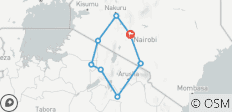  13 jours de safari de migration annuelle en Afrique de l\'Est - Camps et lodges de catégorie moyenne - 8 destinations 