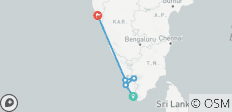  10-Day Mesmerizing Kerala and Goa Tour: Backwaters &amp; Beaches - 10 destinations 