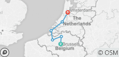  Amsterdam &amp; Brussels Bound (2023) (Brussels to Amsterdam, 2023) - 6 destinations 
