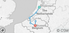 Amsterdam &amp; Brüssel (2023) (von Amsterdam nach Brüssel) - 7 Destinationen 