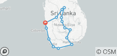  Sri Lanka Rundreise - 15 Destinationen 