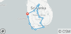  Sri Lanka Deluxe Holiday - 15 destinations 