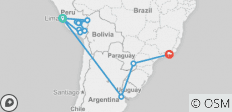  Der Abenteurer-Zug nach Machu Picchu (24 Tage) - 15 Destinationen 