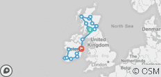  Scottish &amp; Irish Gold - 15 Days/14 Nights - 18 destinations 