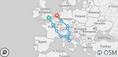  European Highlights (End London, 14 Days) - 16 destinations 