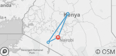  Samburu Masai Mara Fly-In Safari - 5 Tage - 4 Destinationen 
