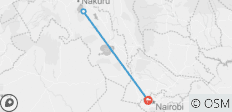  Lake Nakuru Nationalpark Rundreise - 2 Tage - 3 Destinationen 