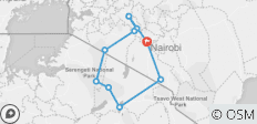  Kenia und Tansania Abenteuerreise - Wunder der Welt - 10 Destinationen 