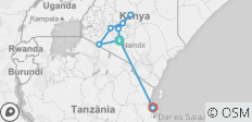  Wonders of Kenya (Zanzibar Extension, 12 Days) - 8 destinations 