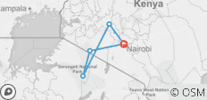  Kenia und Tansania Camping Safari - 8 Tage - 5 Destinationen 