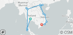  Thailand &amp; Vietnam - Feel Free Travel - 16 destinations 