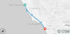  Coastal California (End San Diego, 11 Days) - 5 destinations 