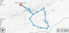  Erg Chigaga Dünen Privatreises ab Marrakesch 4 Tage - 18 Destinationen 