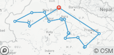  North India Tour - 18 destinations 